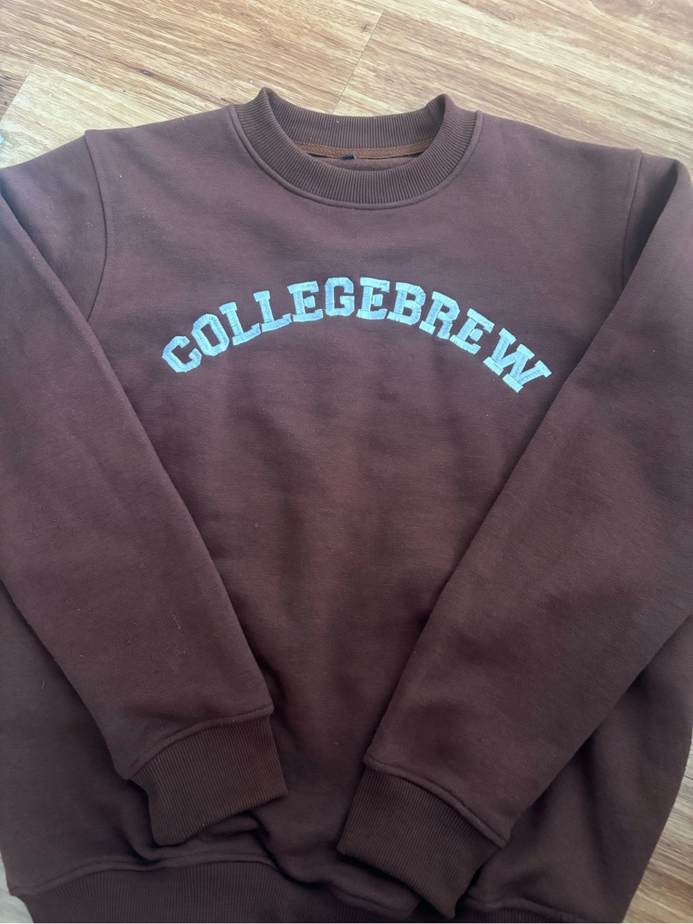 Women's Brown Crewneck Sweatshirt